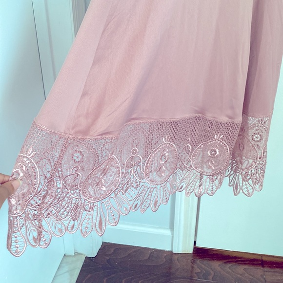 Free People Flutter Maxi Dress/Pink Gown - Picture 4 of 6